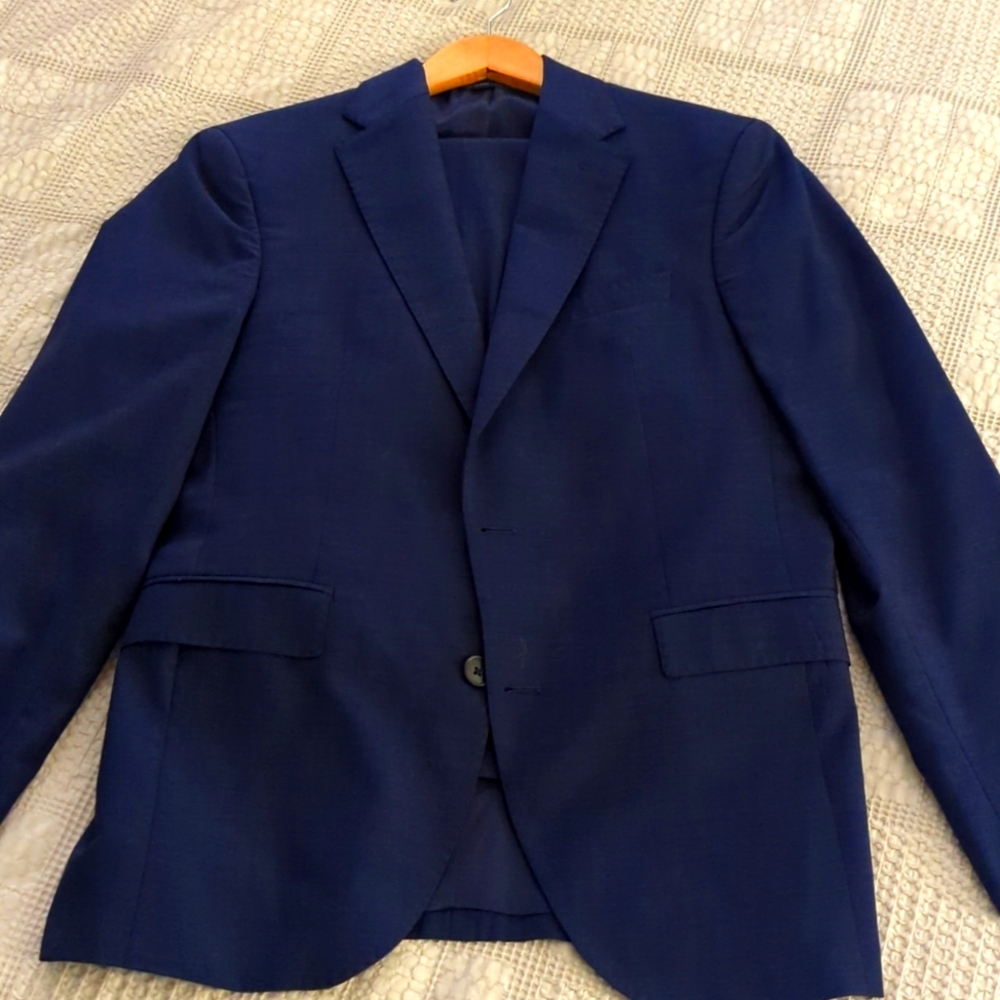 Jack Victor Elite Blue Italian Suit
